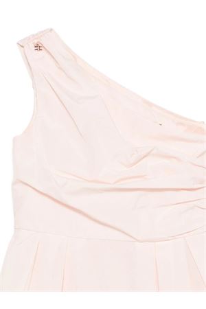 Abito monospalla plissettato ELISABETTA FRANCHI KIDS | EFAB6740TV033C036